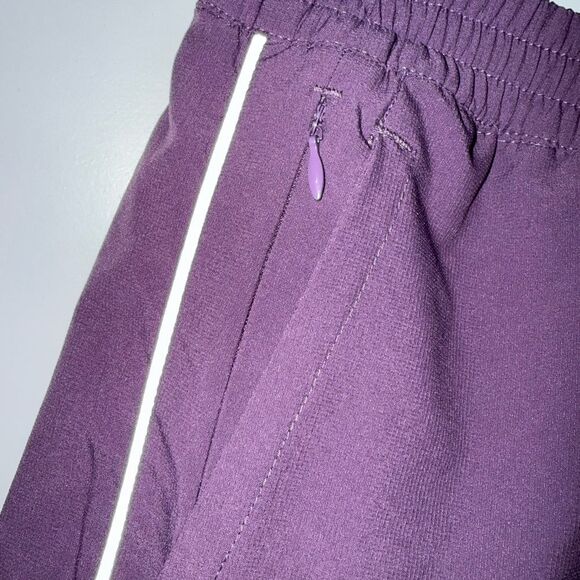 bcg Purple Athletic Shorts with Reflective Accents - Picture 2 of 5